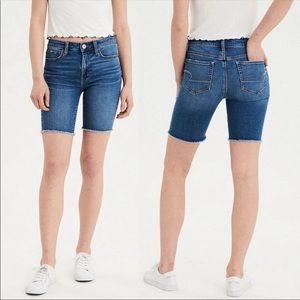 American Eagle Skinny Bermuda Jean Shorts